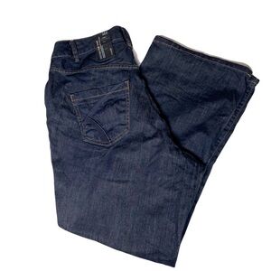 New Lane Bryant Size 14P Dark Wash Distinctly Boot Boot Cut Jeans Stretch NWT